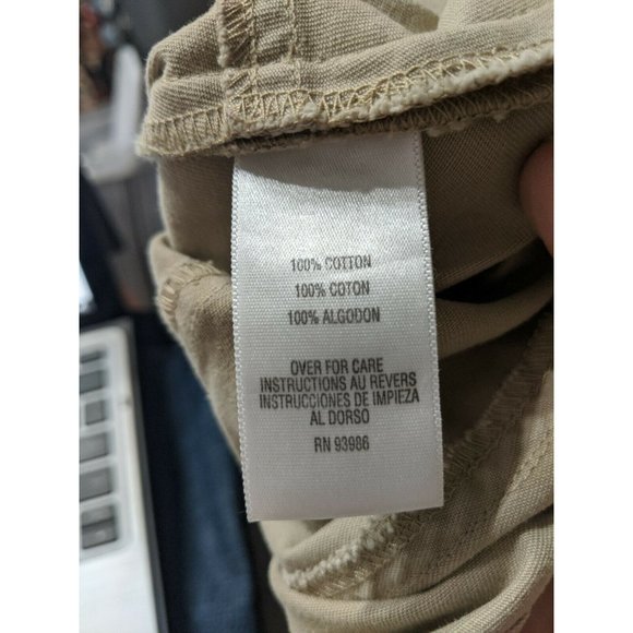 Casual Corner Annex Skirt Khaki Size 6 Tan Aline Womens - Picture 3 of 4